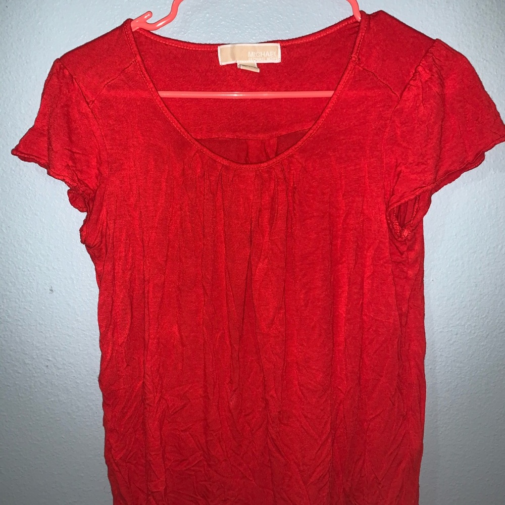 Michael Kors Red Blouse